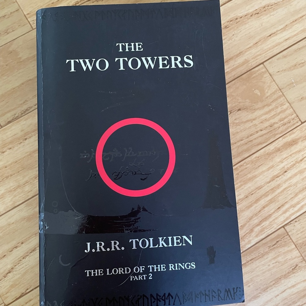 The Two Towers by J.R.R. Tolkien Book